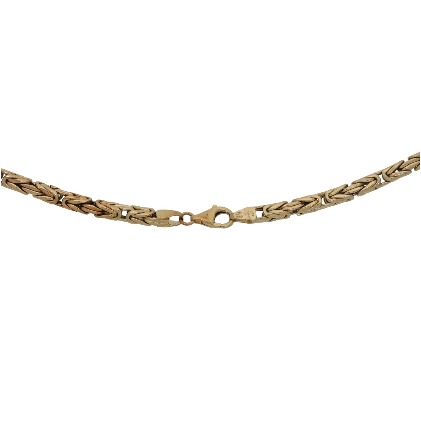 14ct Gold Byzantine Chain 24"