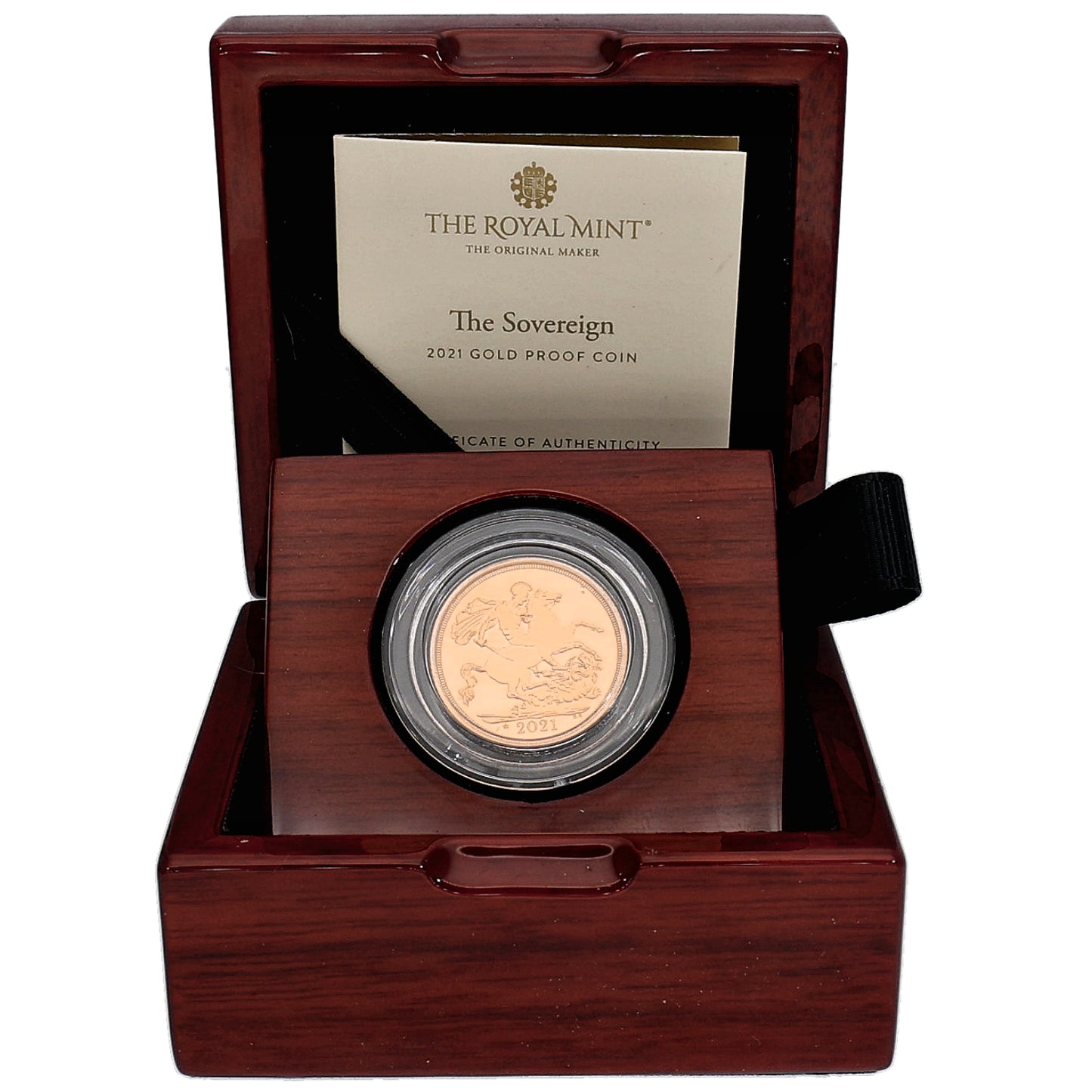 22ct Gold Queen Elizabeth II Full Sovereign Coin 2021