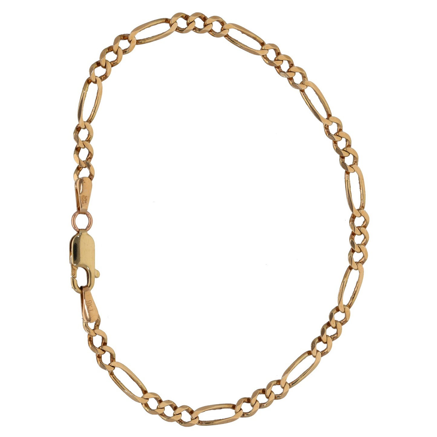9ct Gold Figaro Bracelet