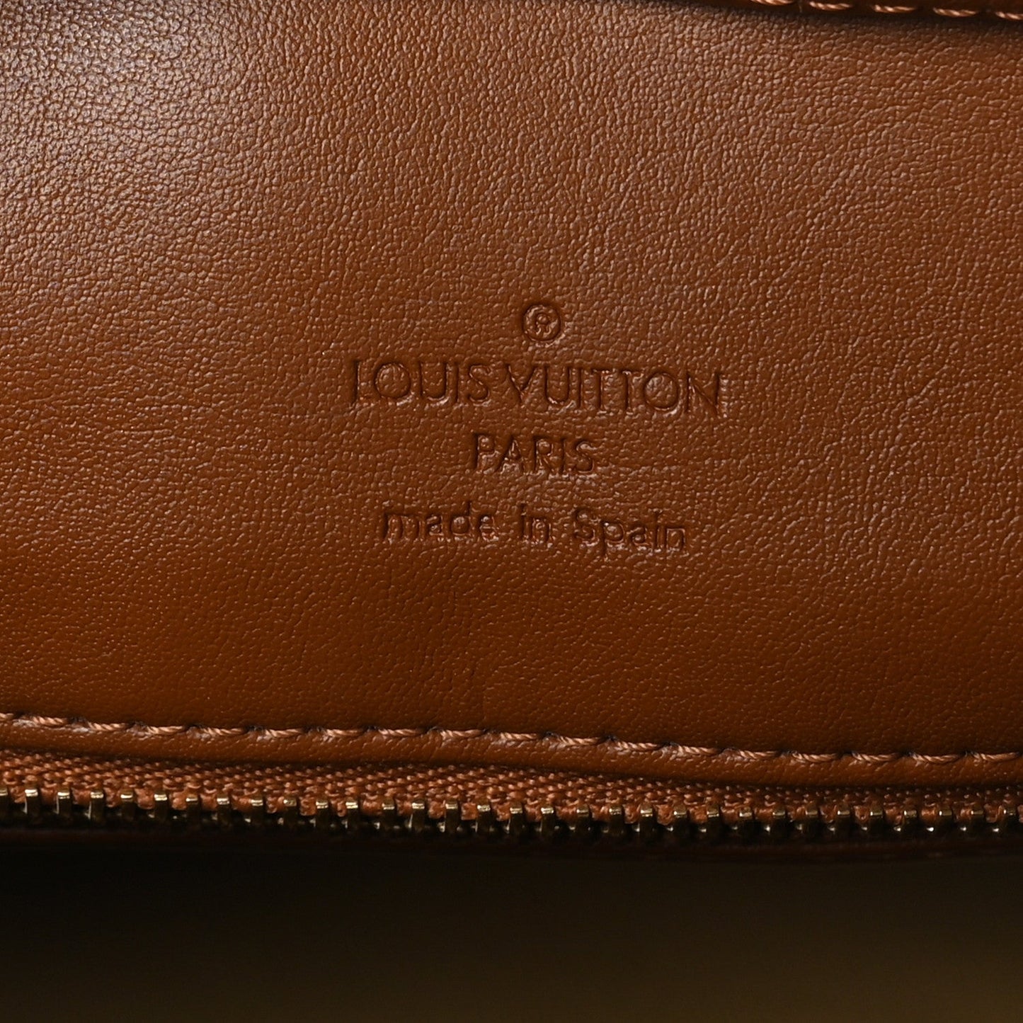 Louis Vuitton Houston Monogram Vernis Calfskin Leather Bag - Bronze