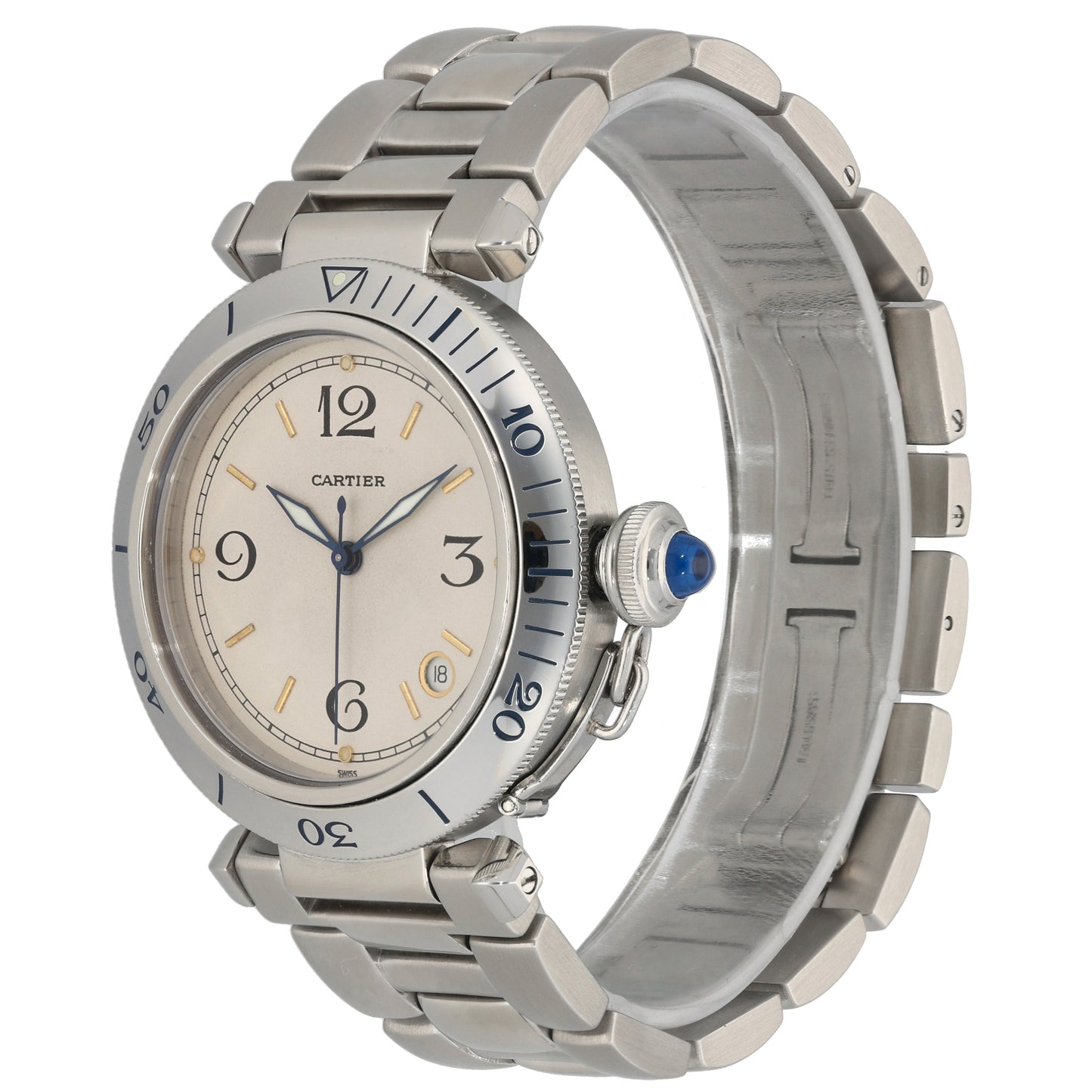 Cartier Pasha 1040 38mm Stainless Steel Watch