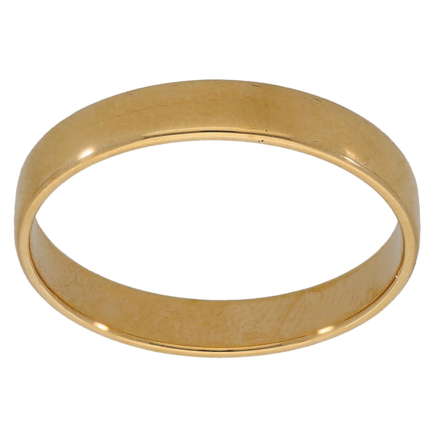 9ct Gold Plain Wedding Ring Size R