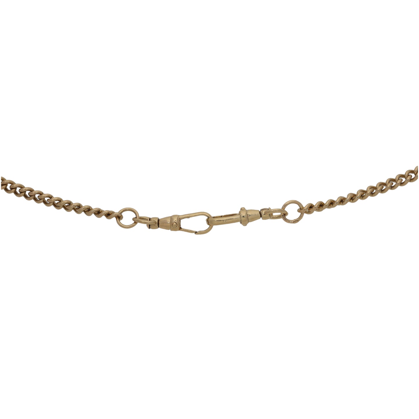 9ct Gold Fob/Watch Chain 18"
