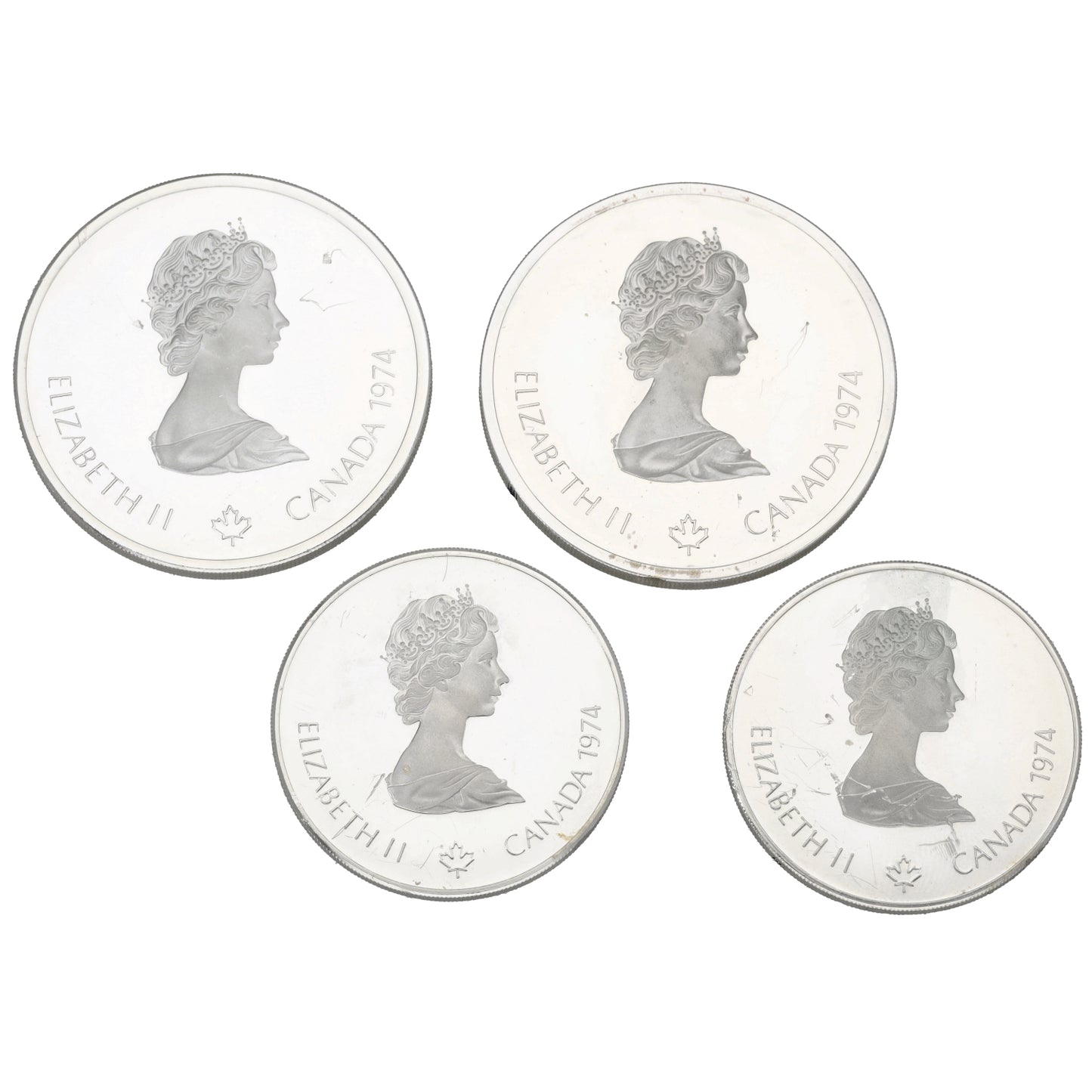 Silver Montreal Olympics Geographic Series Coin Set