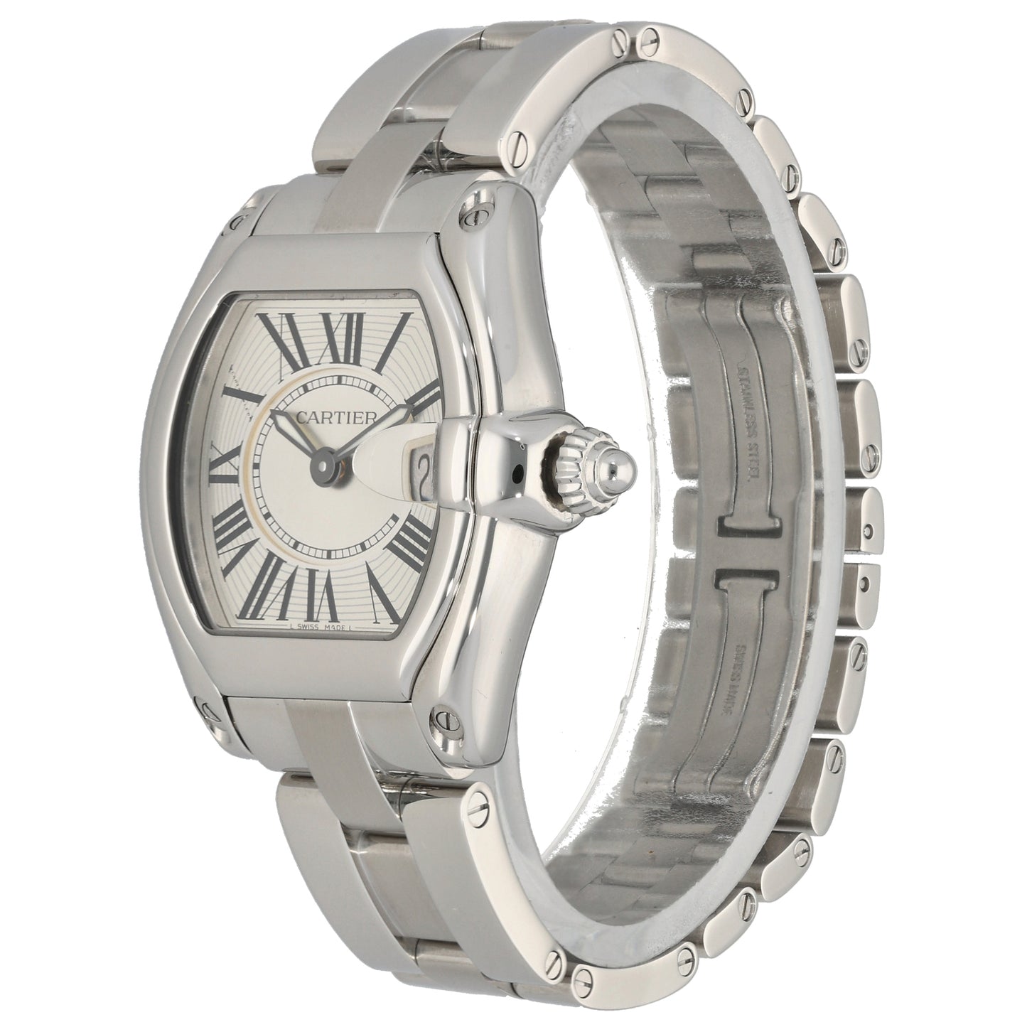Cartier Roadster W62016V3 32mm Stainless Steel Watch