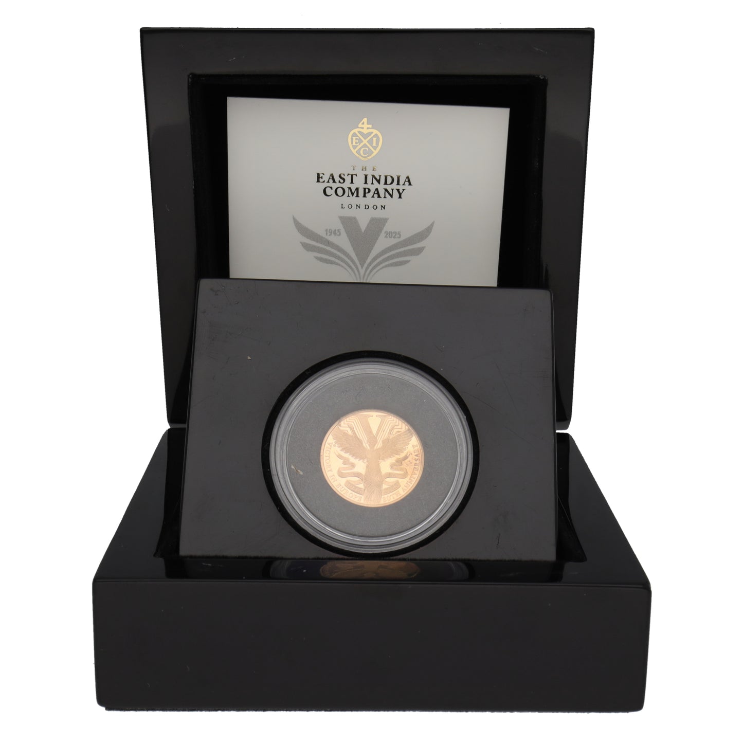 22ct Gold Victory In Europe 80th Anniversary Half Sovereign Coin 2025