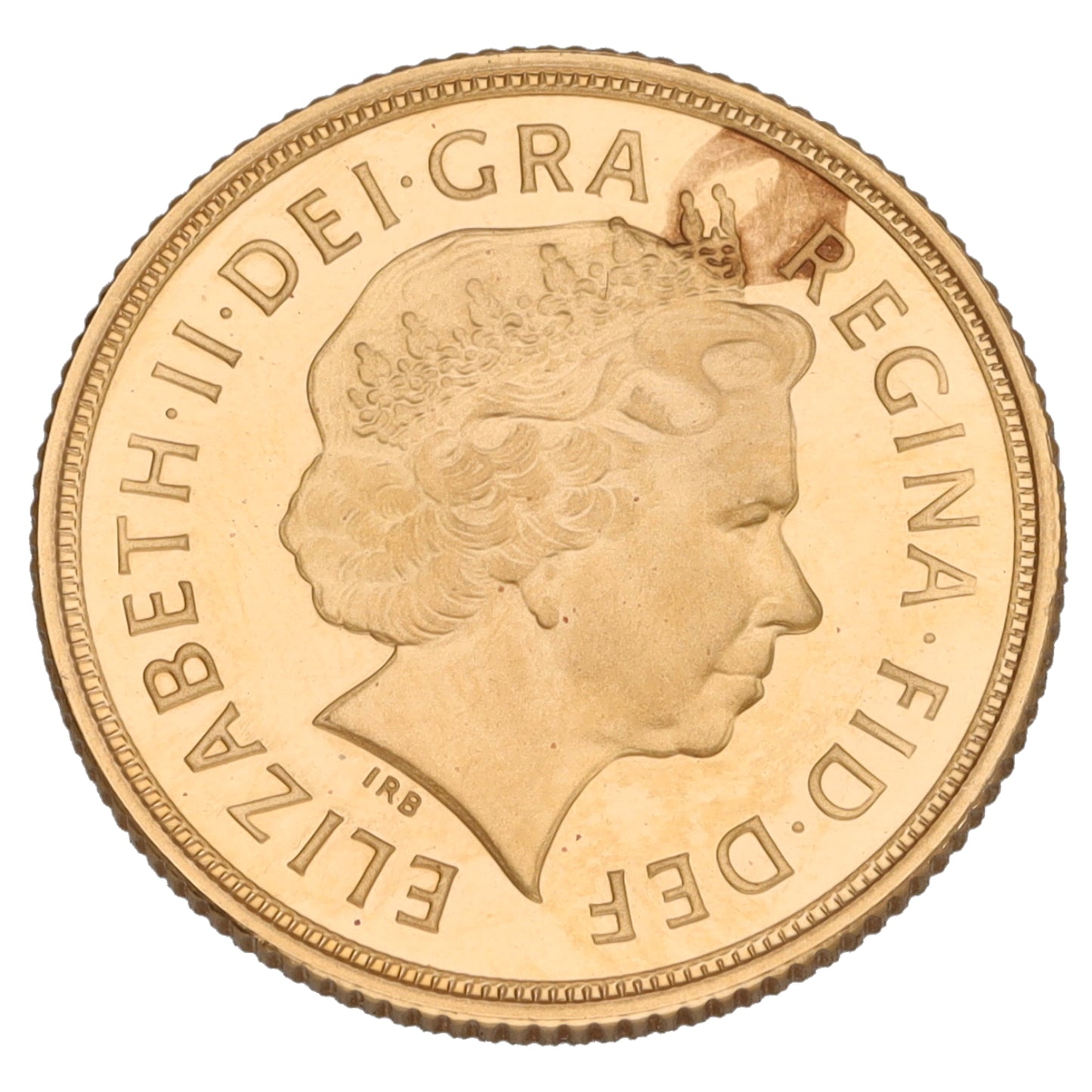 22ct Gold Queen Elizabeth II Full Sovereign Coin 2007