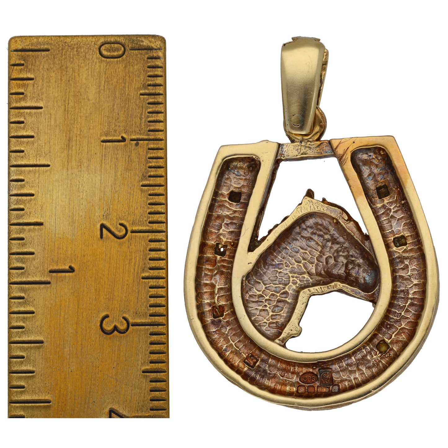 9ct Gold Horseshoe Pendant