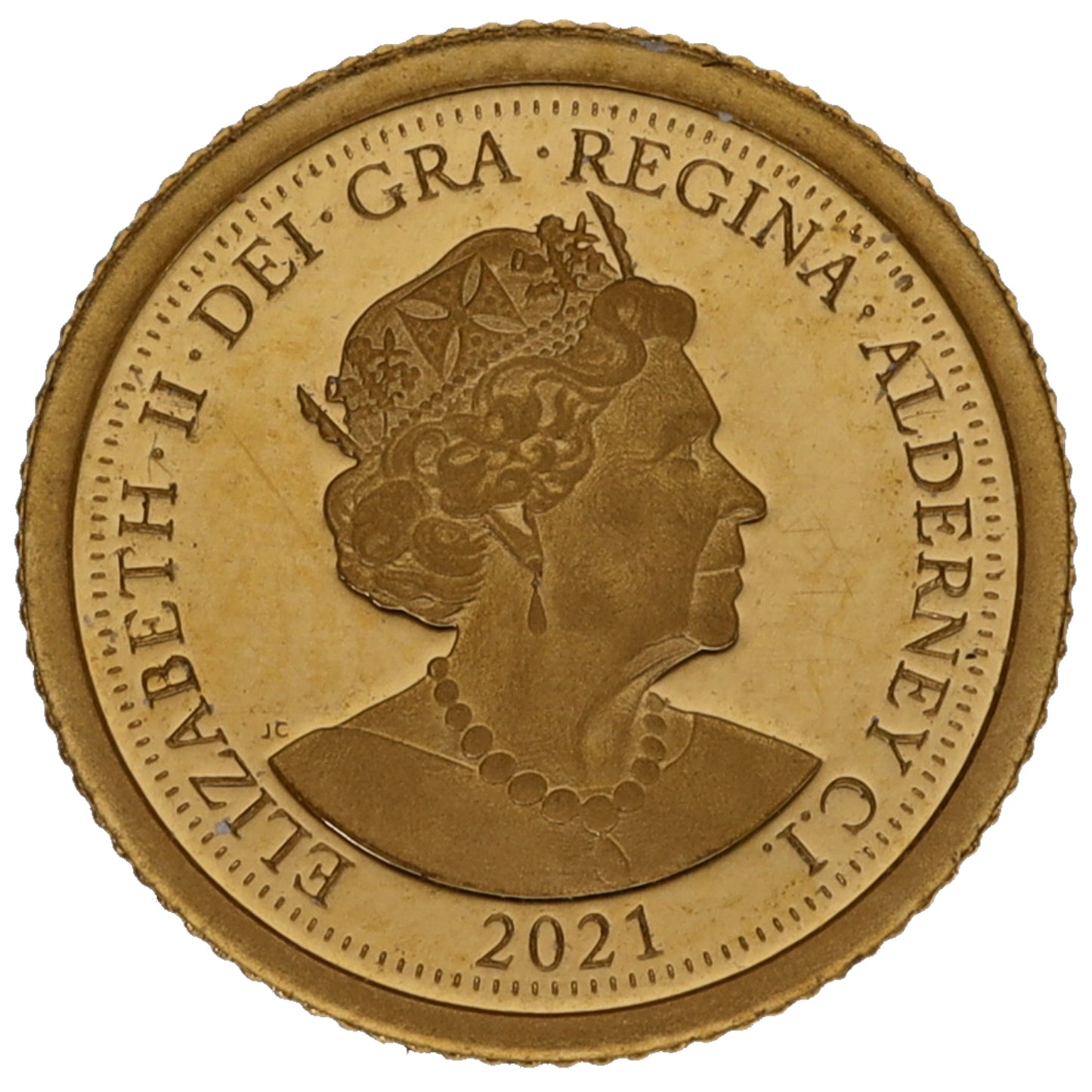 22ct Gold George & Dragon Eighth Sovereign Coin 2021