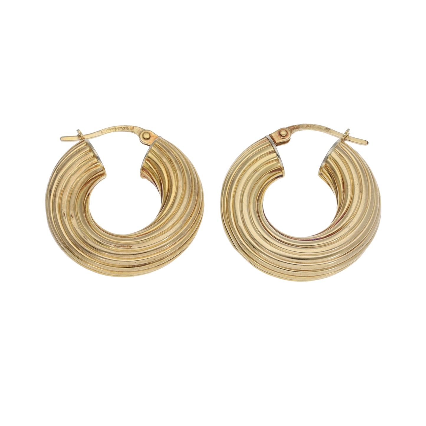 9ct Gold Hoop Earrings