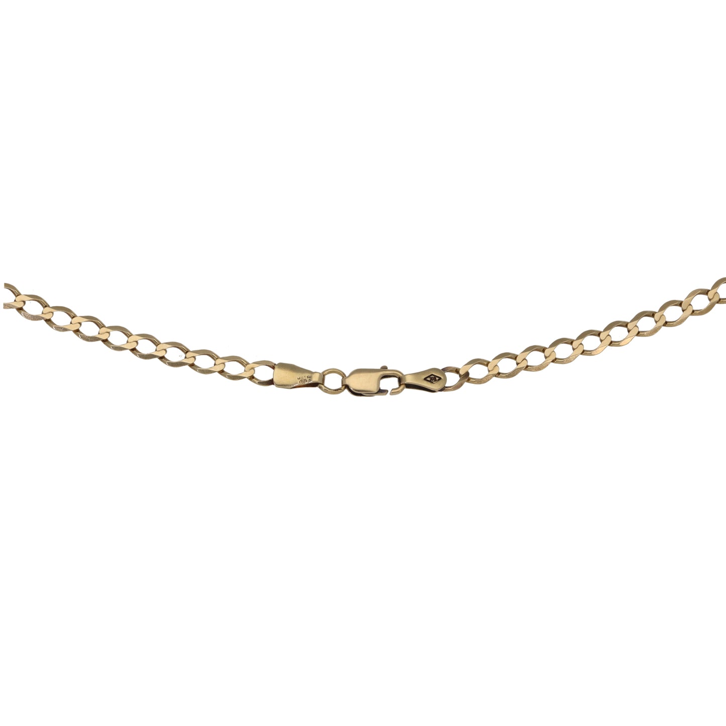 9ct Gold Curb Chain 20"