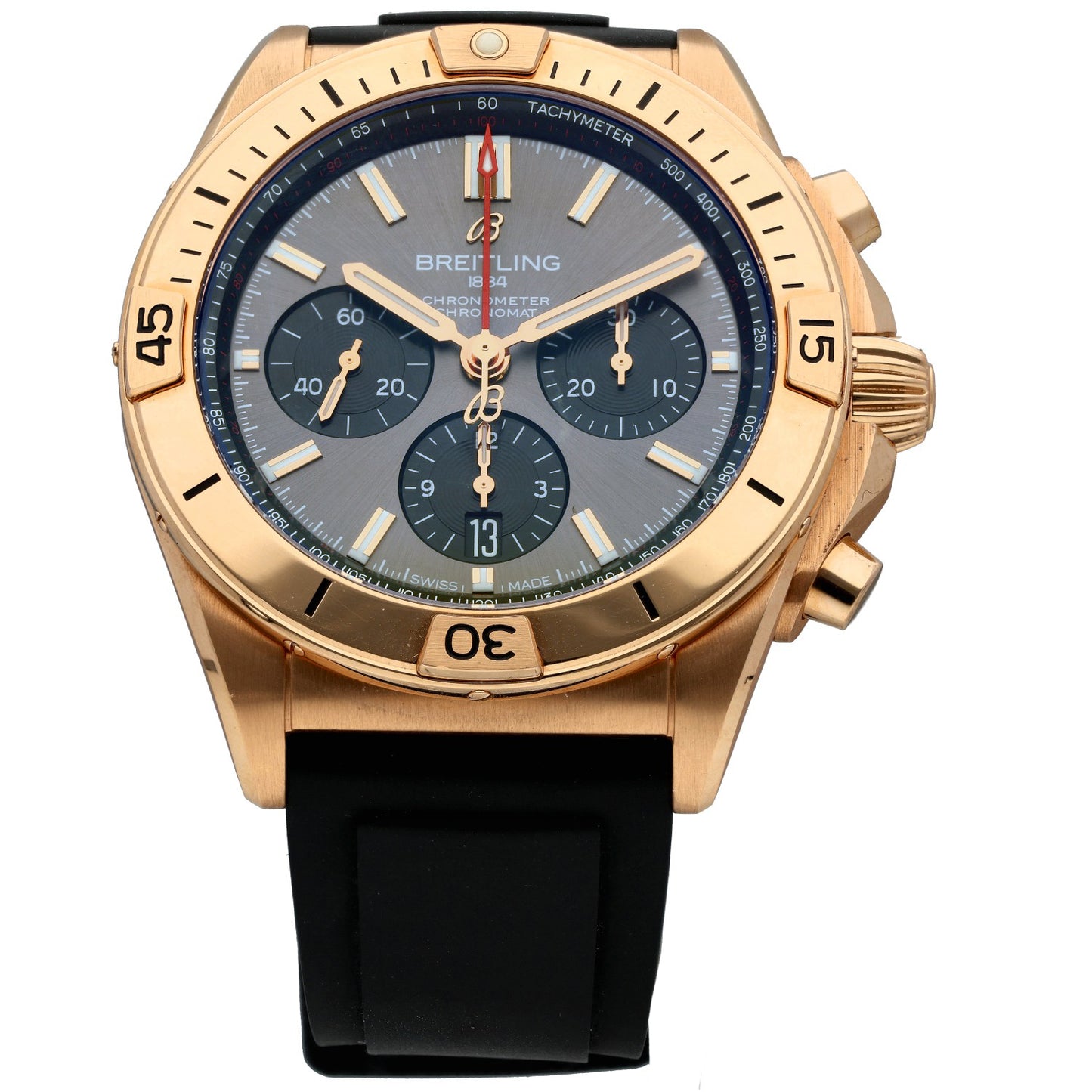 Breitling Chronomat B01 42 RB0134 42mm Rose Gold Watch