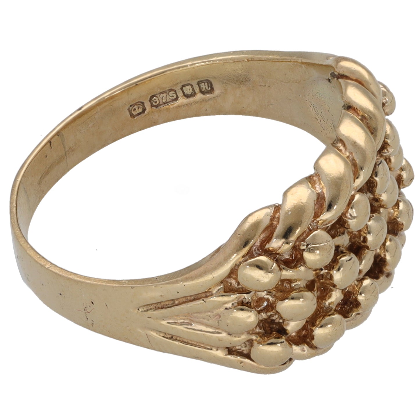 9ct Gold Keeper Ring Size R