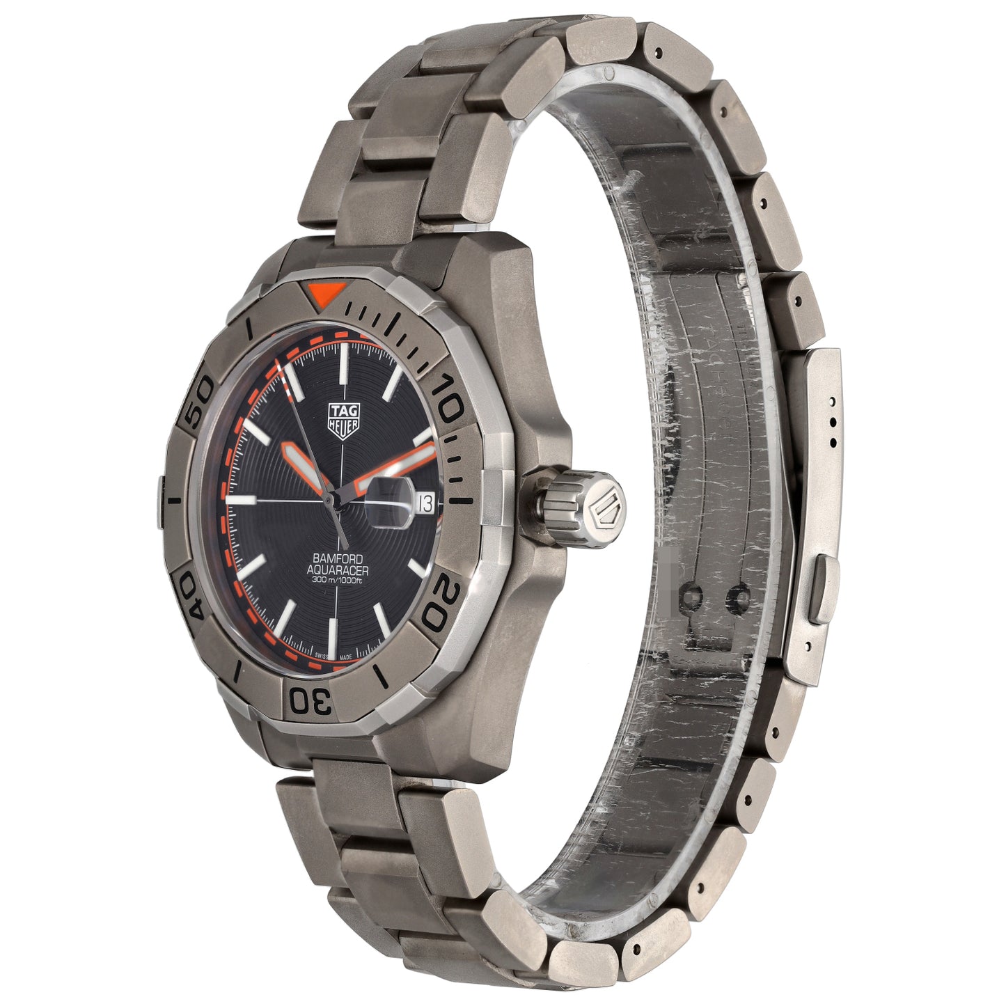 Tag Heuer Aquaracer Bamford Limited Edition WAY208F 43mm Titanium Watch