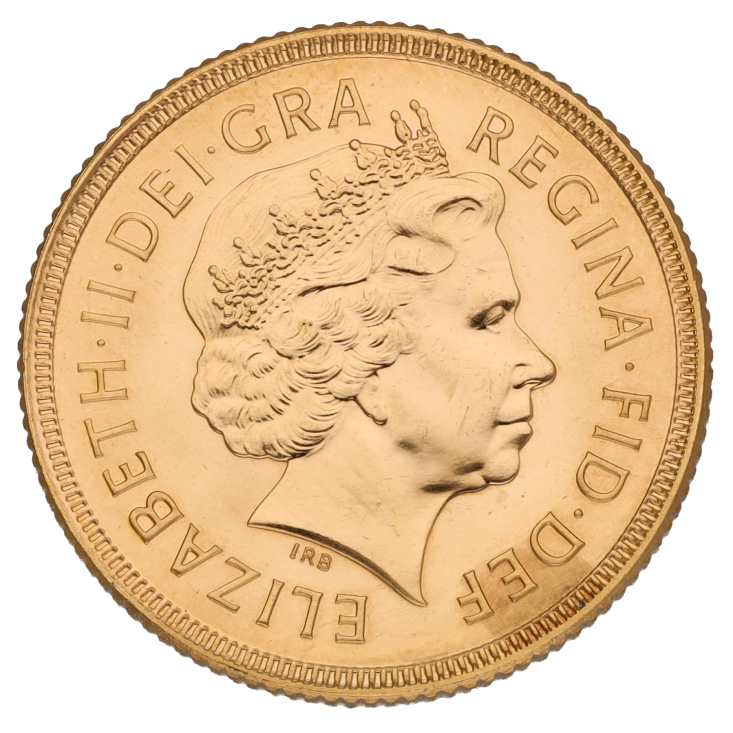 22ct Gold Queen Elizabeth II Full Sovereign Coin 2000