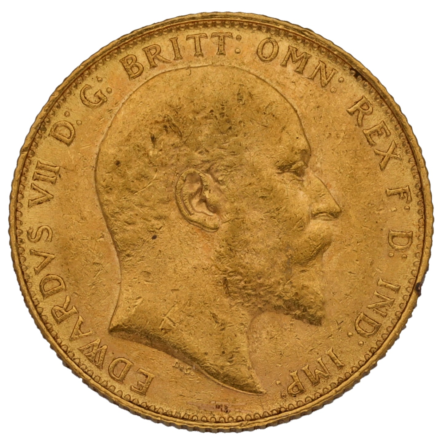 22ct Gold King Edward VII Full Sovereign Coin 1907