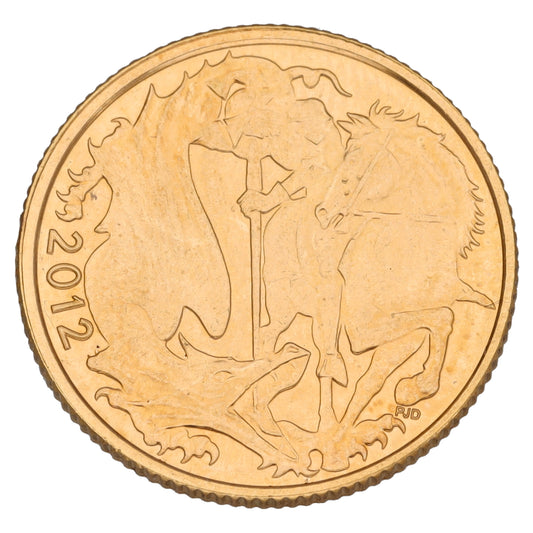 22ct Gold Queen Elizabeth II Full Sovereign Coin 2012