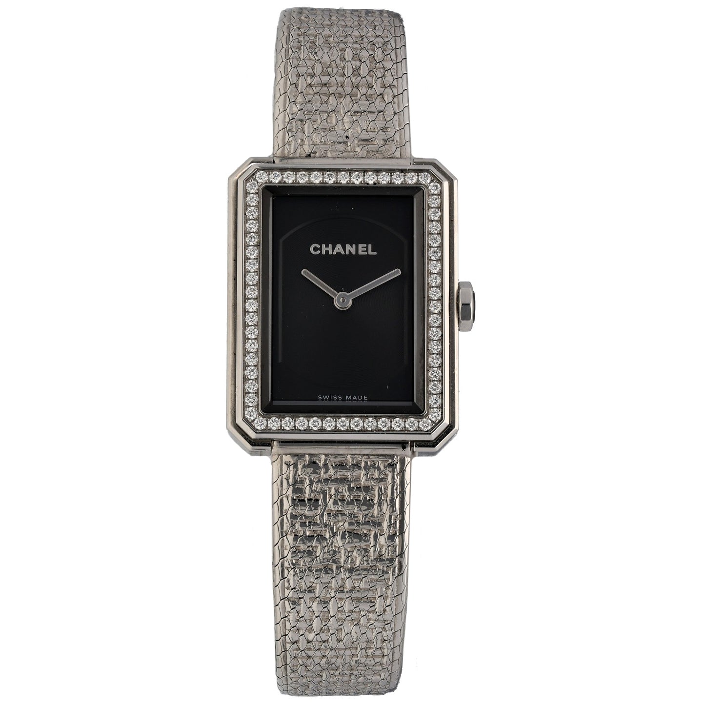 Chanel Boy·Friend Small Tweed H4877 21.5mm Stainless Steel Watch