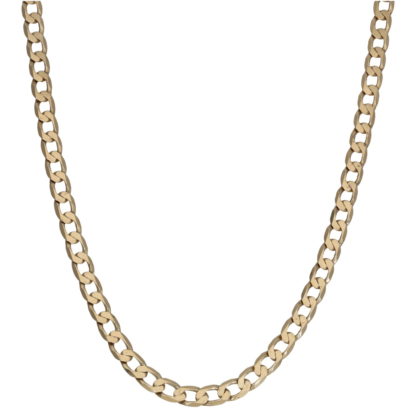 9ct Gold Curb Chain 20"