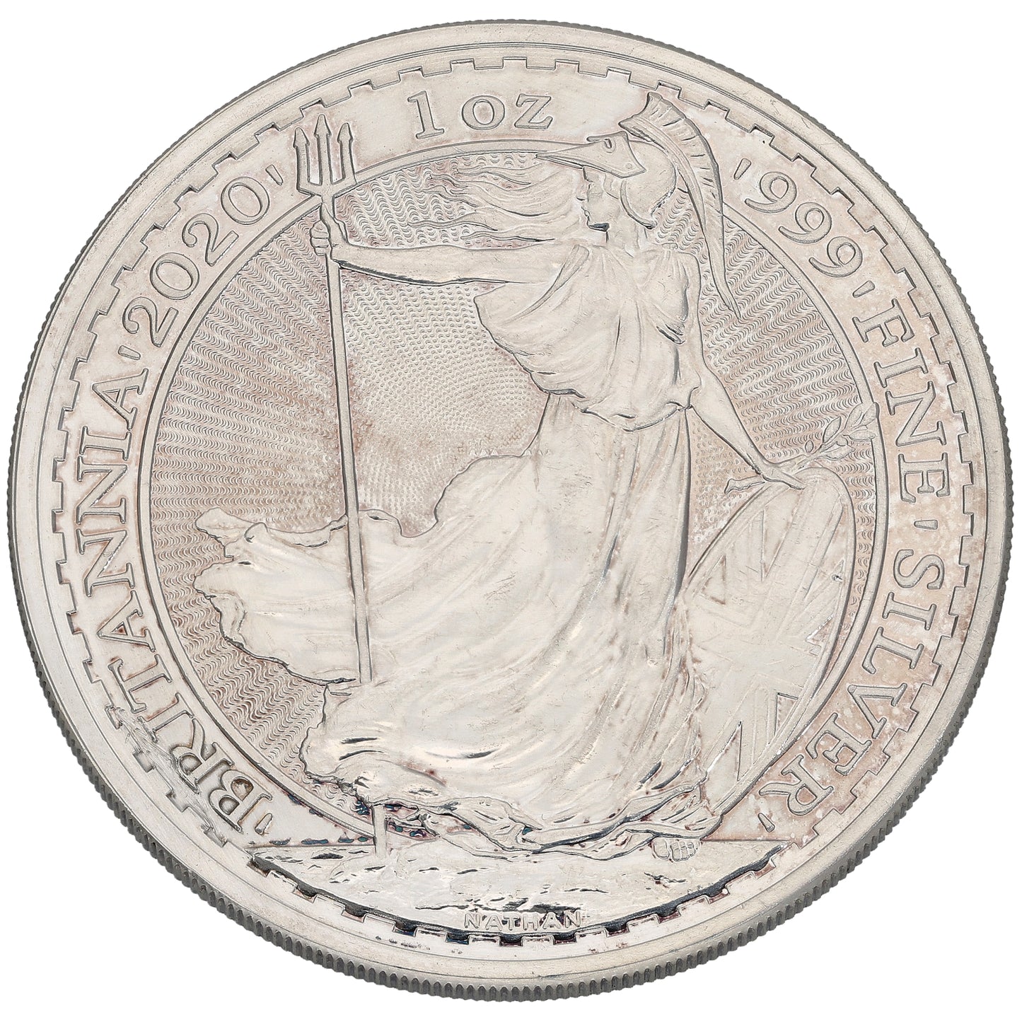 Sterling Silver Queen Elizabeth II 1 OZ Britannia Coin 2020