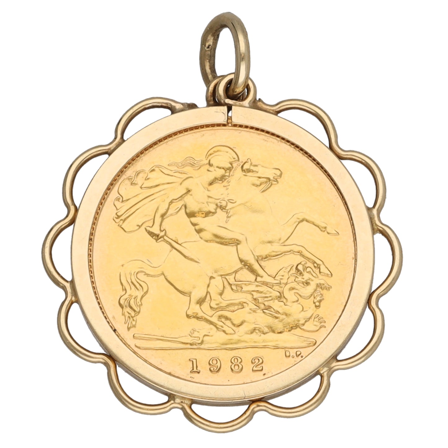 9ct Gold Coin Pendant