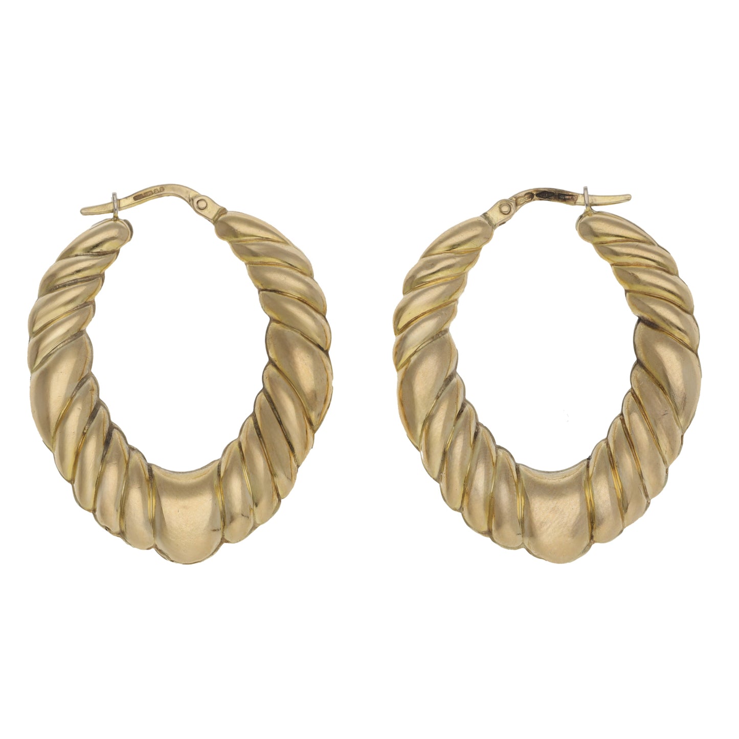 9ct Gold Creole Earrings
