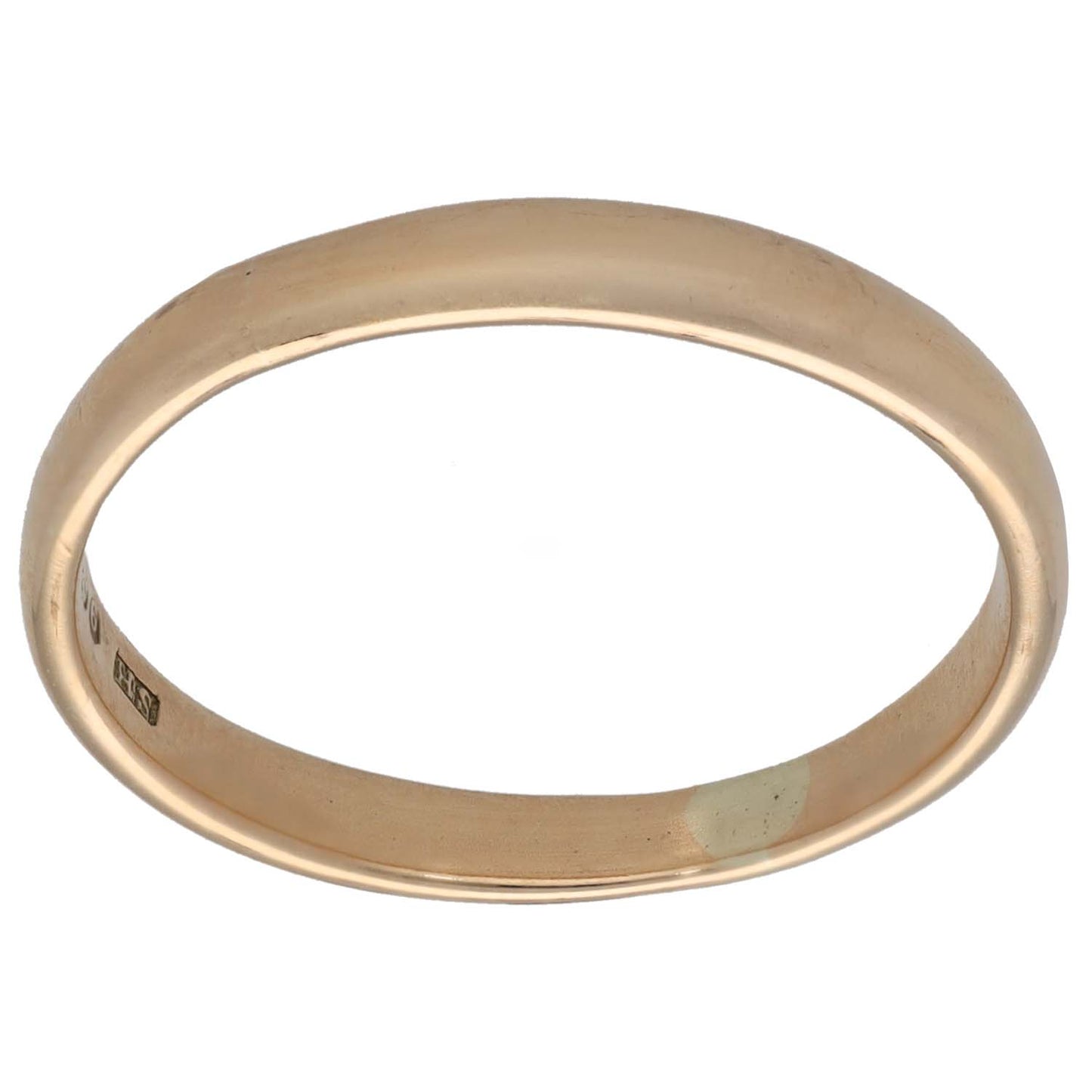 9ct Gold Plain Wedding Ring Size U