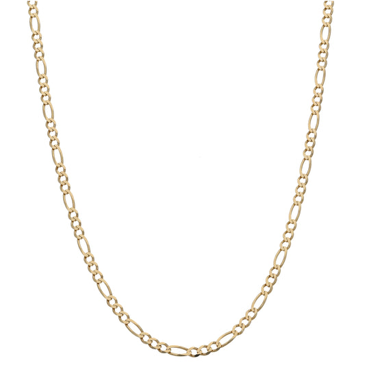 9ct Gold Figaro Chain 20"
