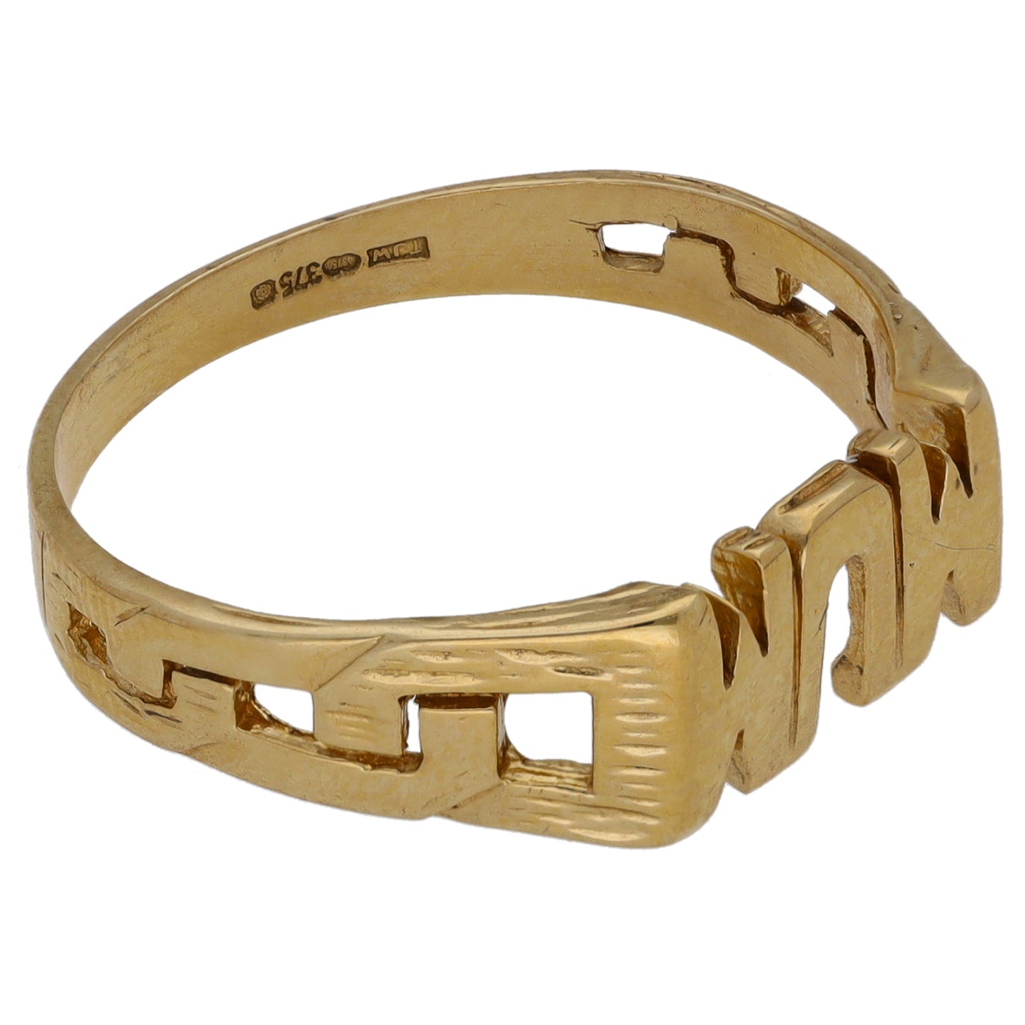 9ct Gold Mum Ring Size T