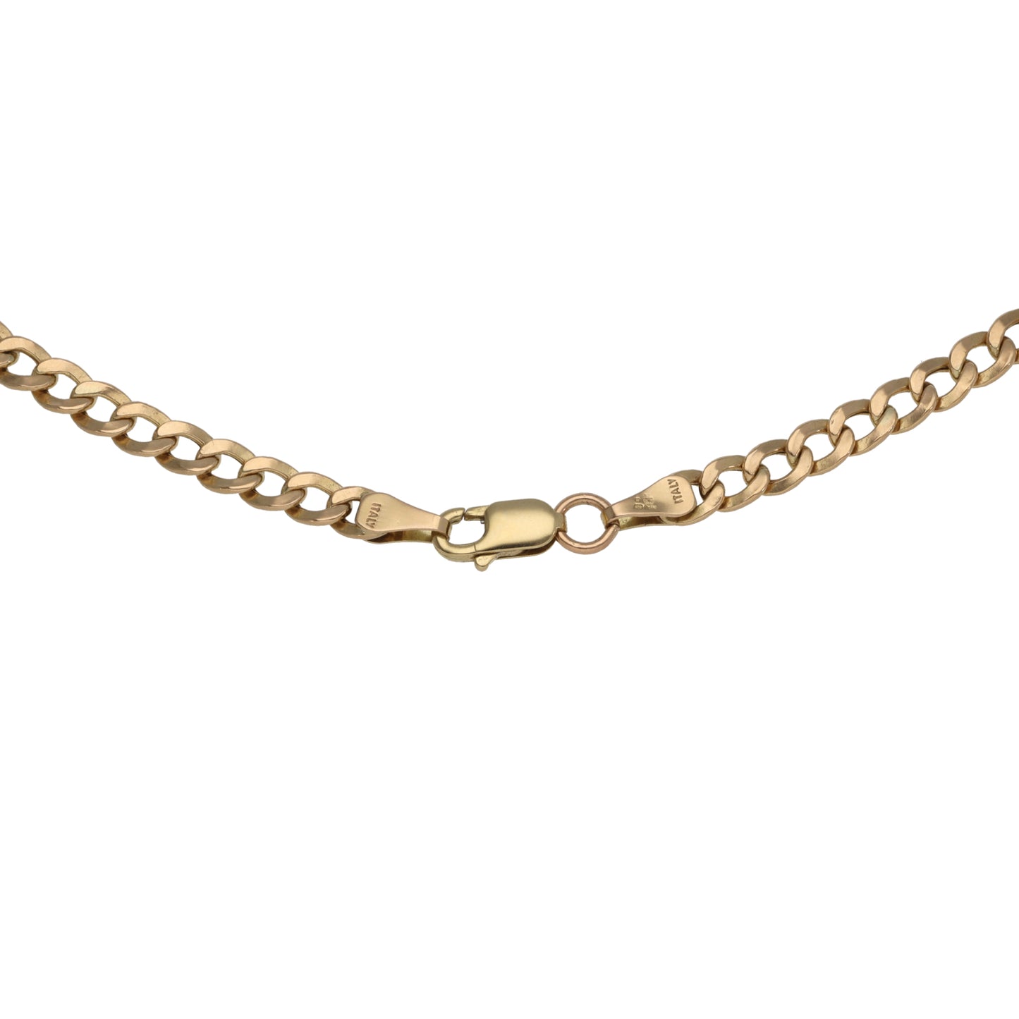 9ct Gold Curb Chain 18"