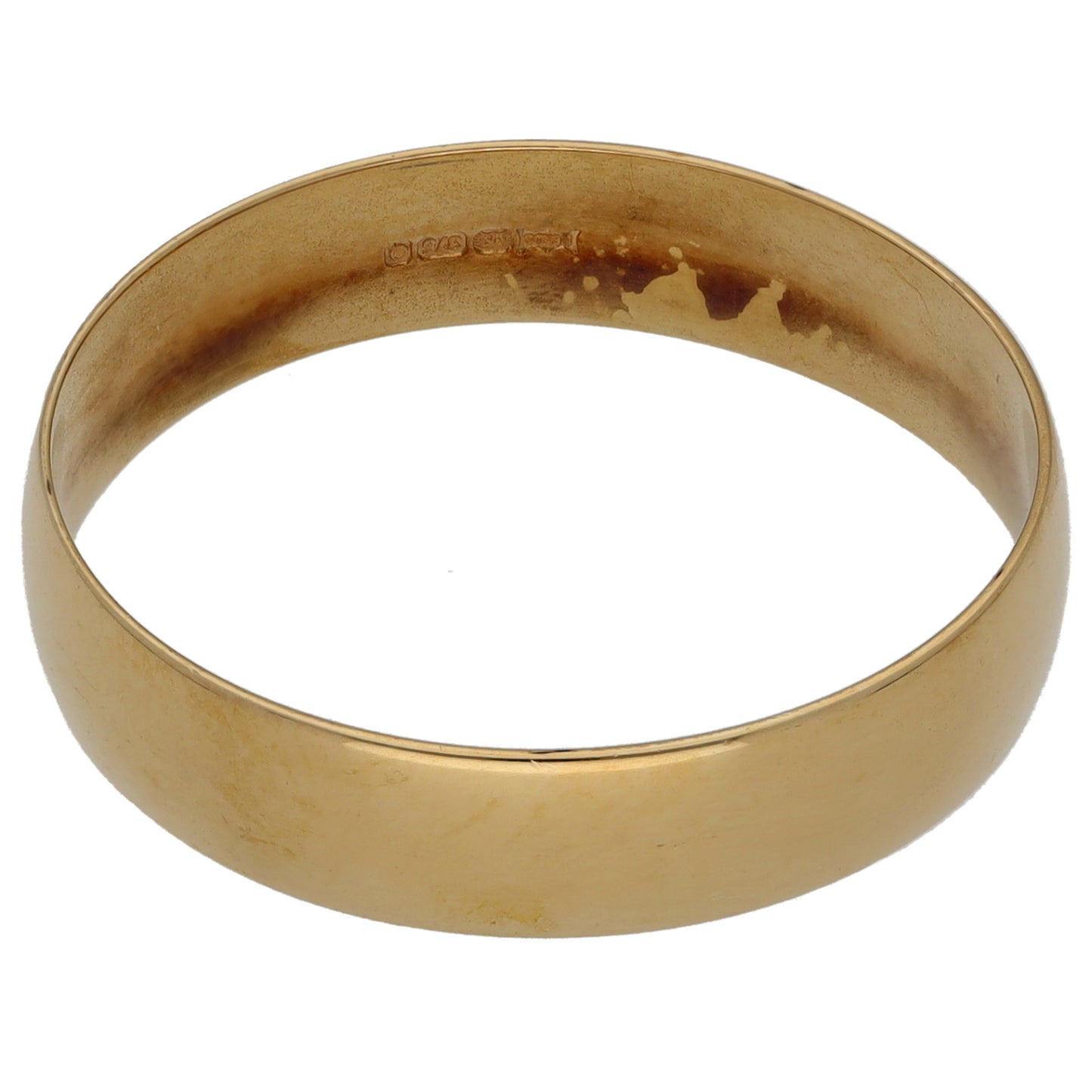 9ct Gold Plain Wedding Ring Size W