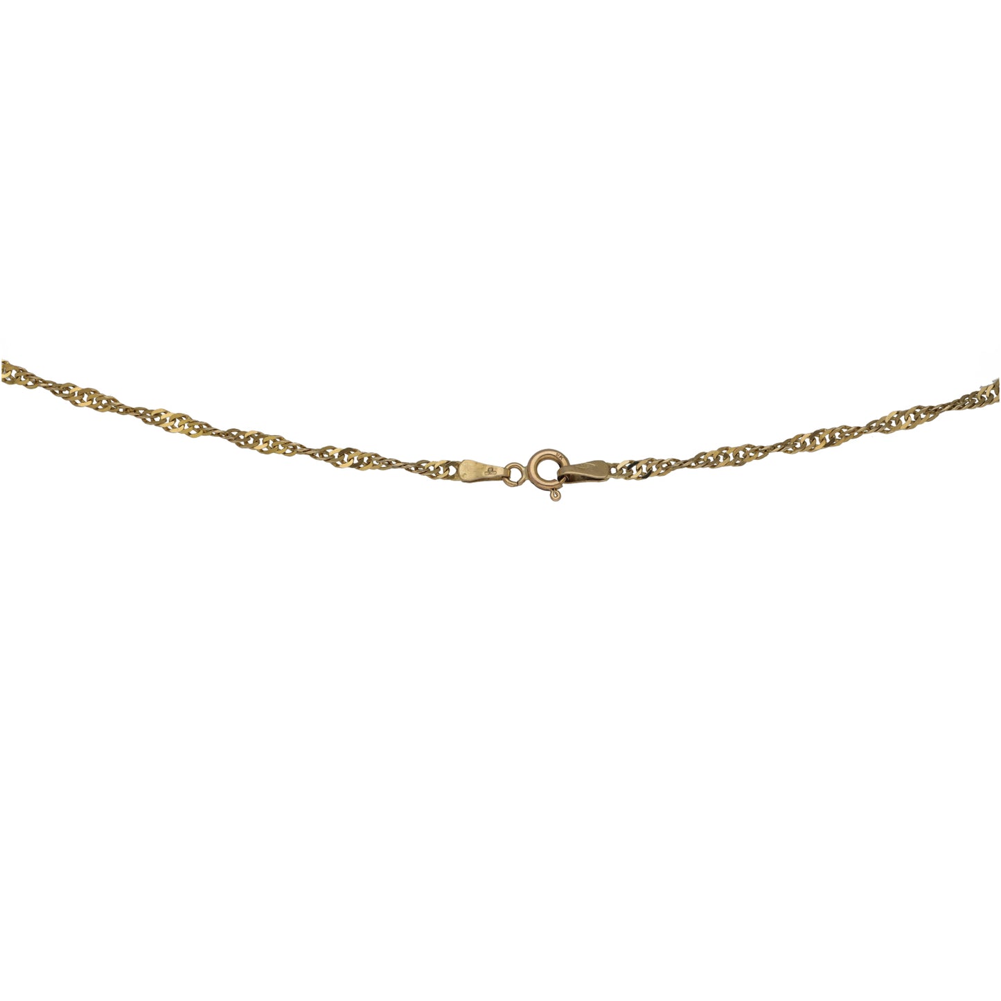 9ct Gold 0.07ct Diamond Cross Pendant With Chain