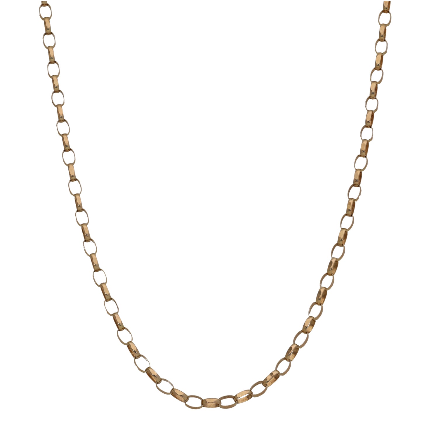 9ct Gold Belcher Chain 22"