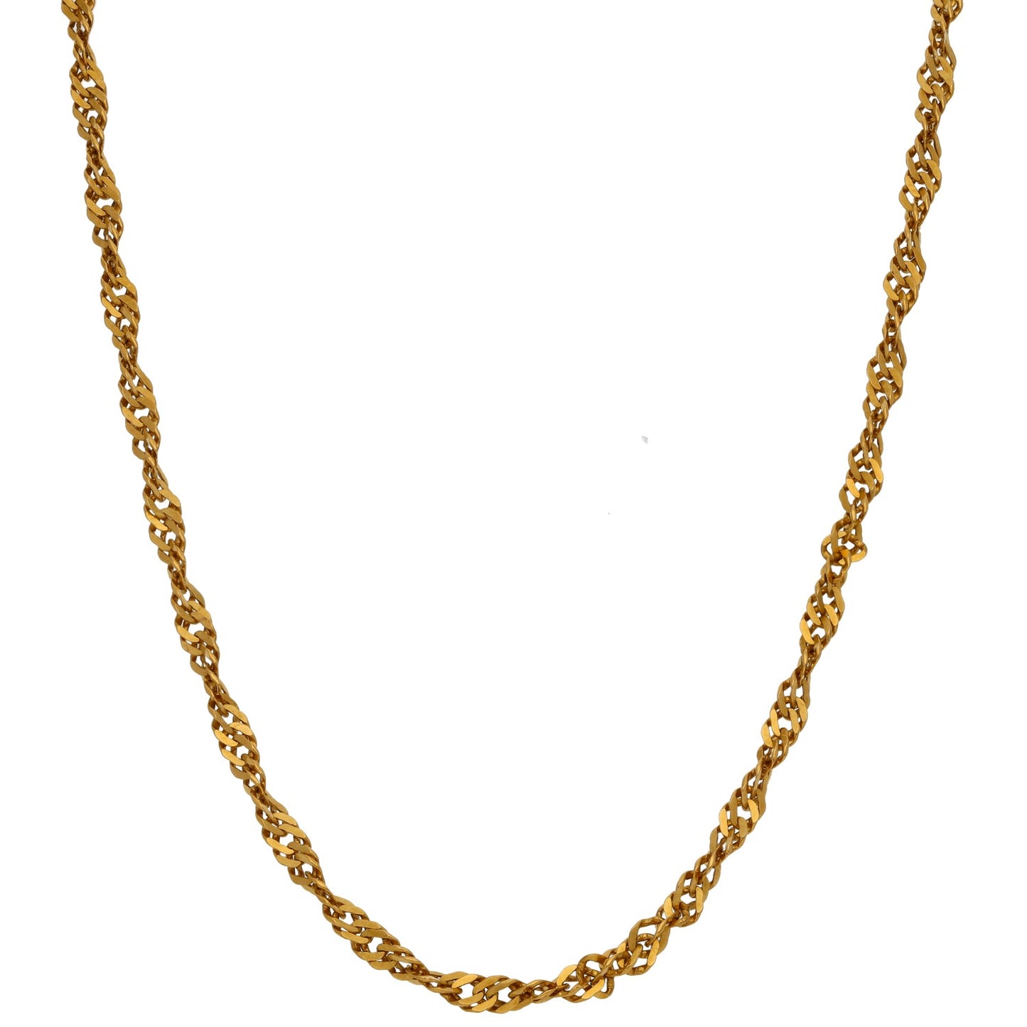 22ct Gold Fancy Necklace 22"
