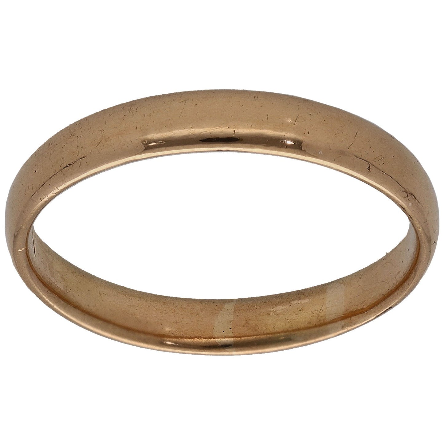22ct Gold Plain Wedding Ring Size R