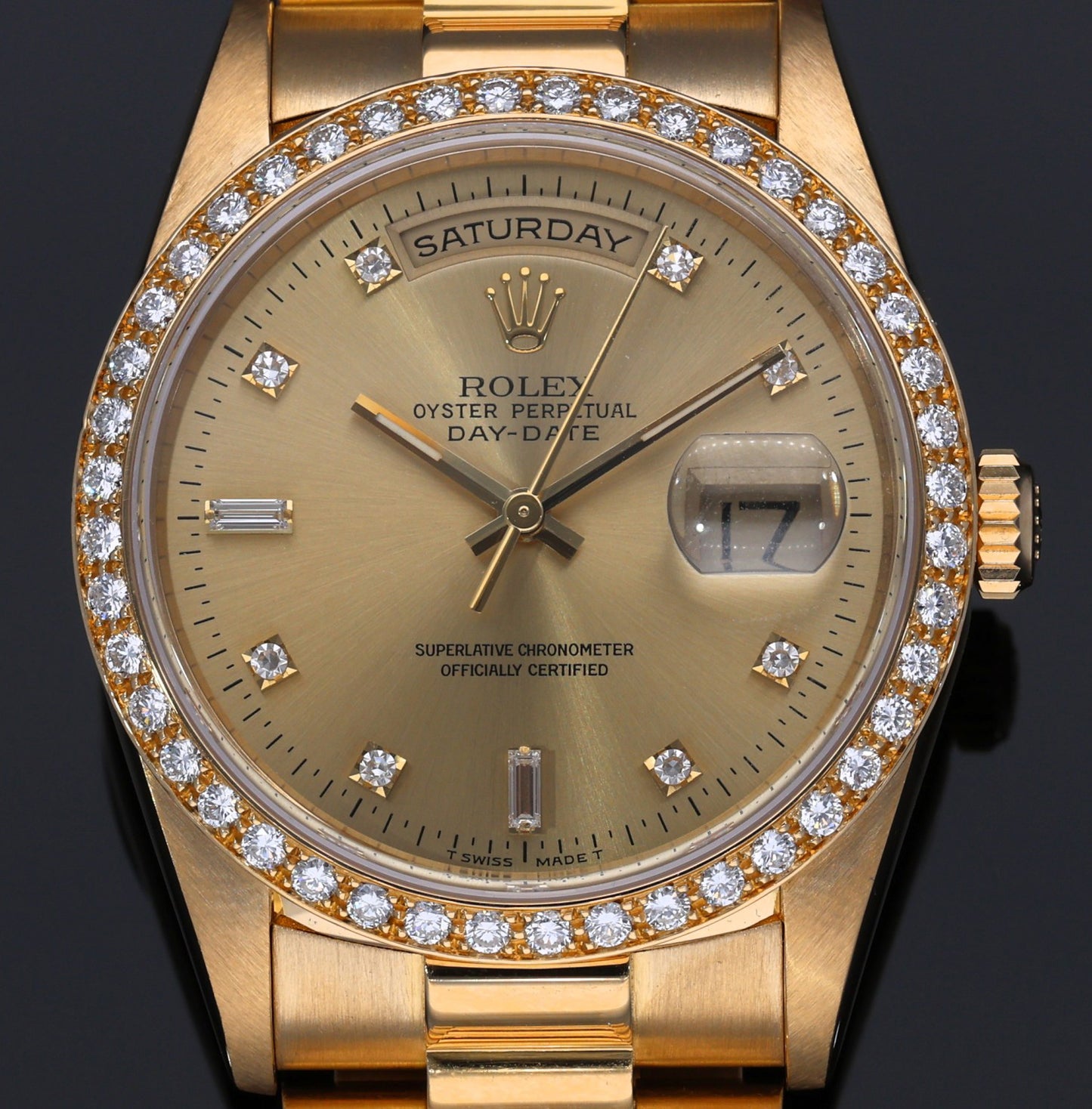 Rolex Day-Date 18348 36mm Gold Watch