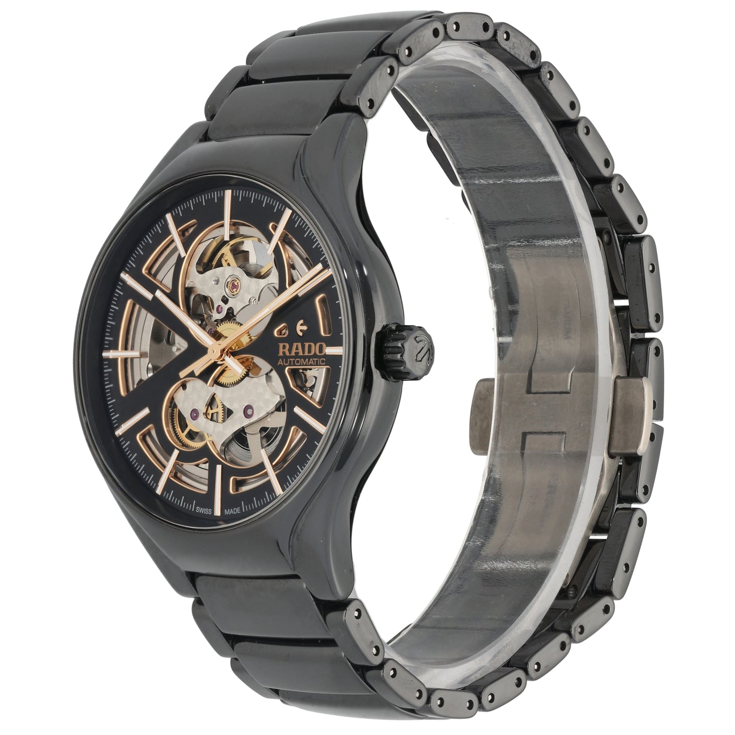 Rado True 734.6107.3 40mm Ceramic Watch