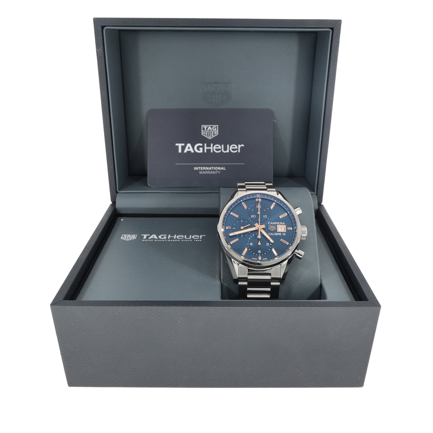 Tag Heuer Carrera CBK2115 41mm Stainless Steel Watch