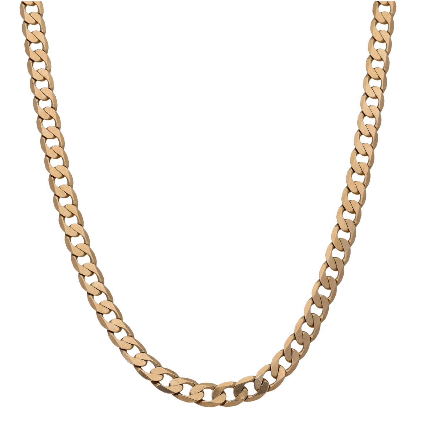 9ct Gold Curb Chain 20"
