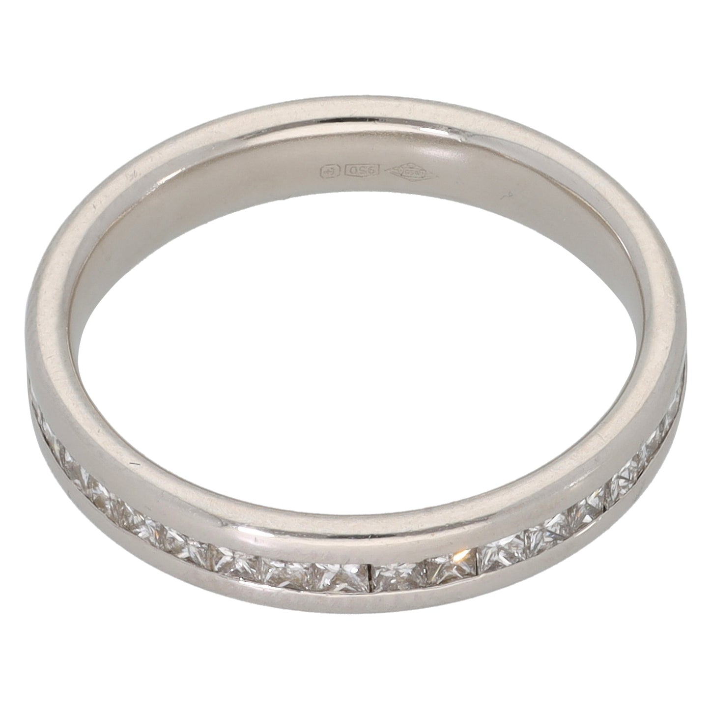 Platinum 1.20ct Diamond Eternity Ring Size L
