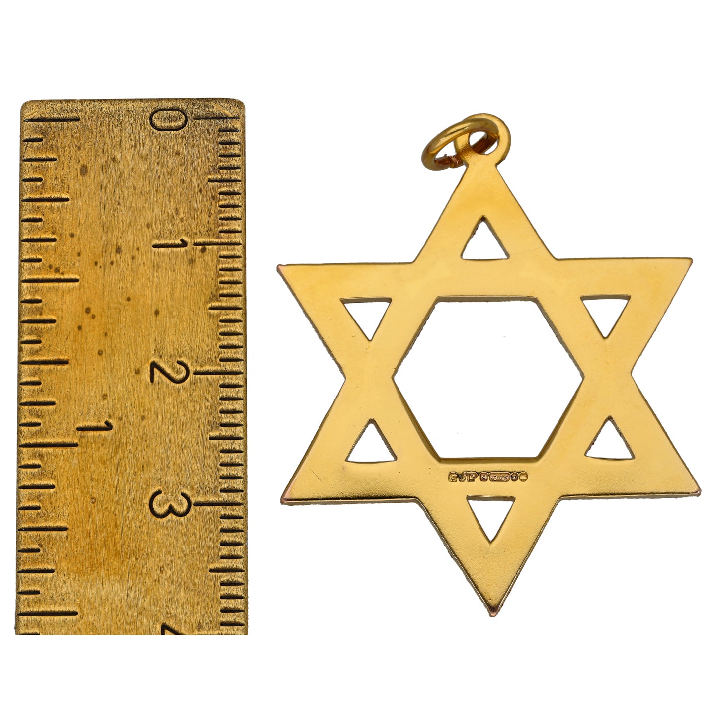 9ct Gold Star of David Pendant