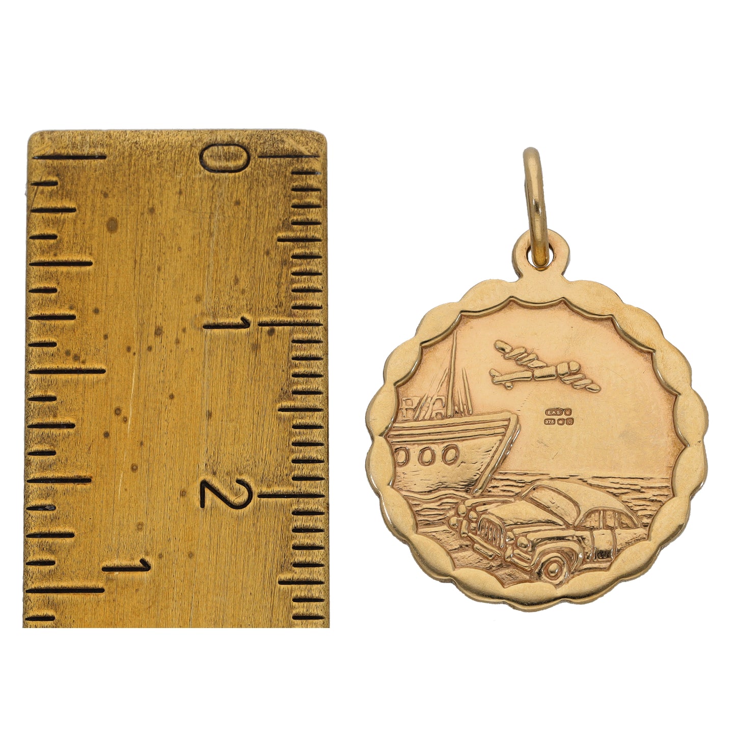9ct Gold St Christopher Pendant