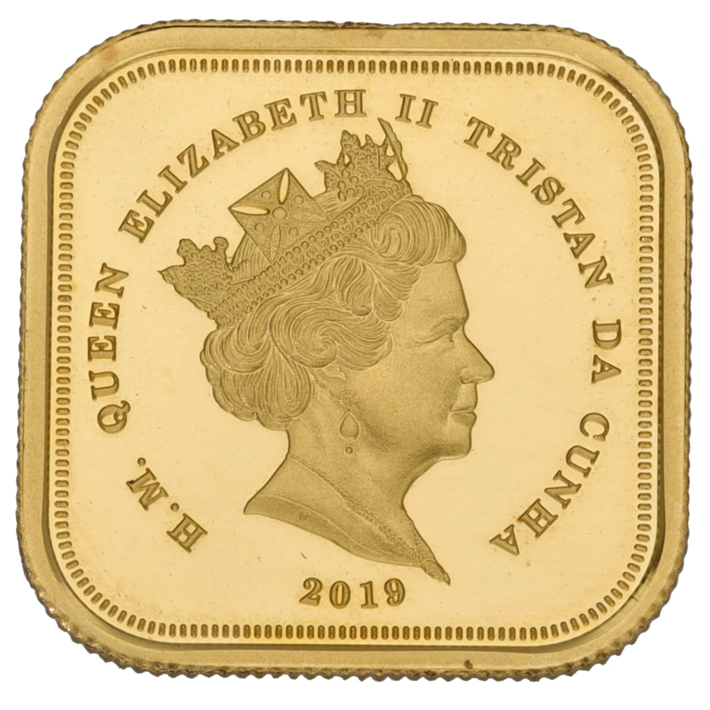22ct Gold Queen Elizabeth II Half Sovereign Coin 2019