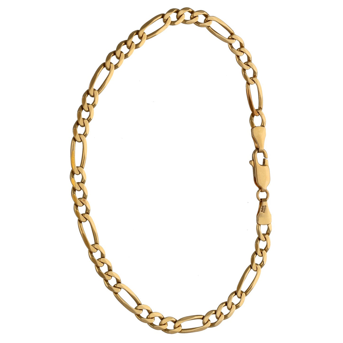 9ct Gold Figaro Bracelet