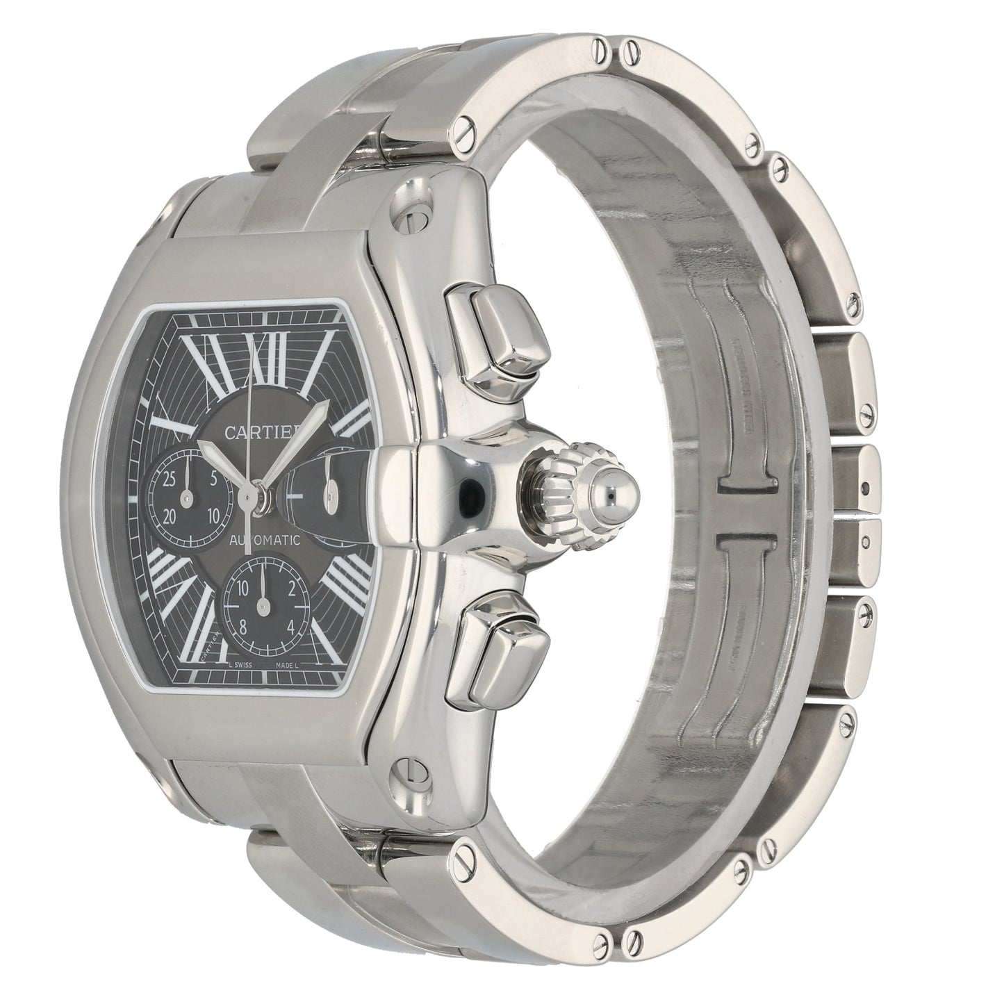 Cartier Roadster W62020X6 39mm Stainless Steel Watch