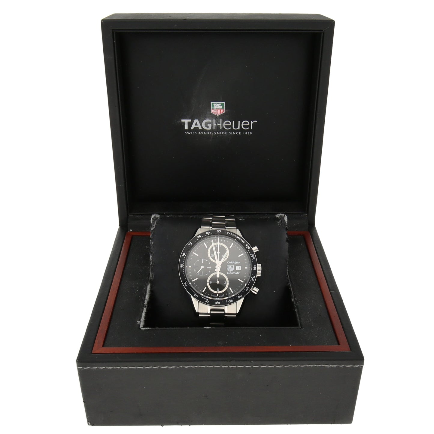 Tag Heuer Carrera CV2010-2 41mm Stainless Steel Mens Watch