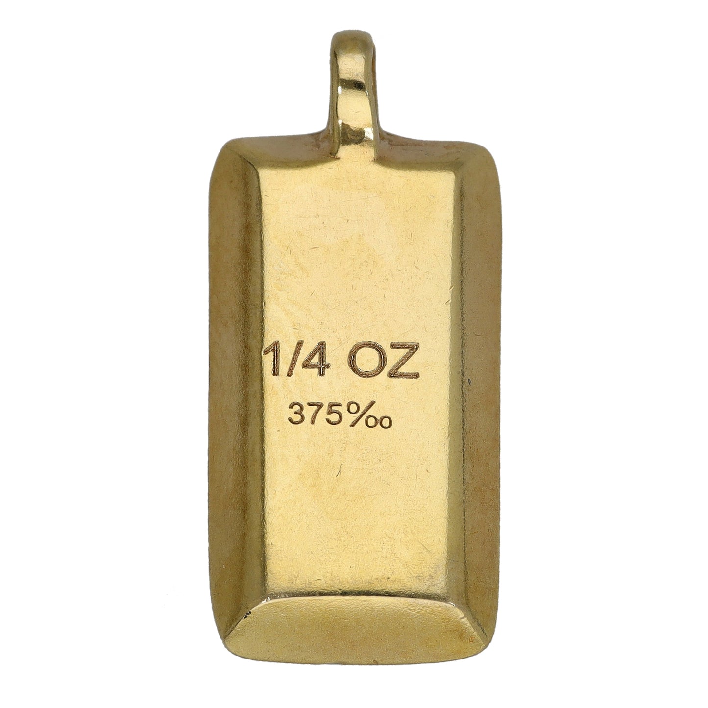 9ct Gold Ingot Pendant