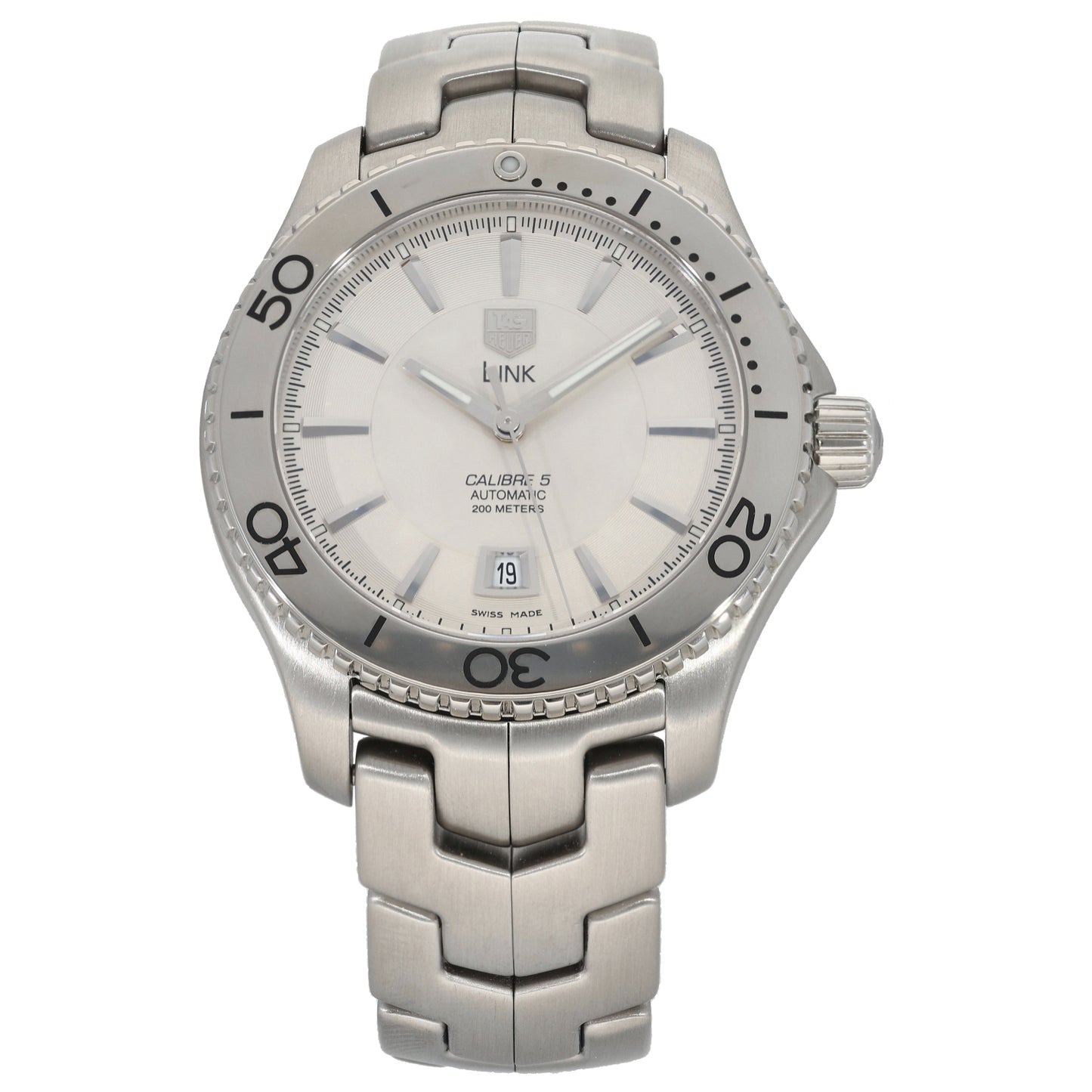 Tag Heuer Link WJ201B 42mm Stainless Steel Watch