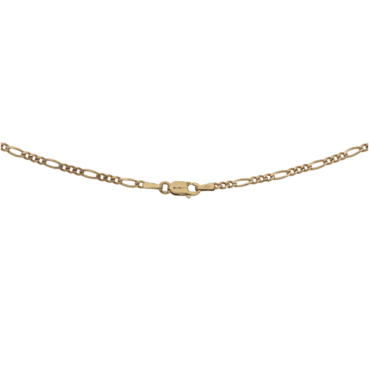 9ct Gold Figaro Chain 20"