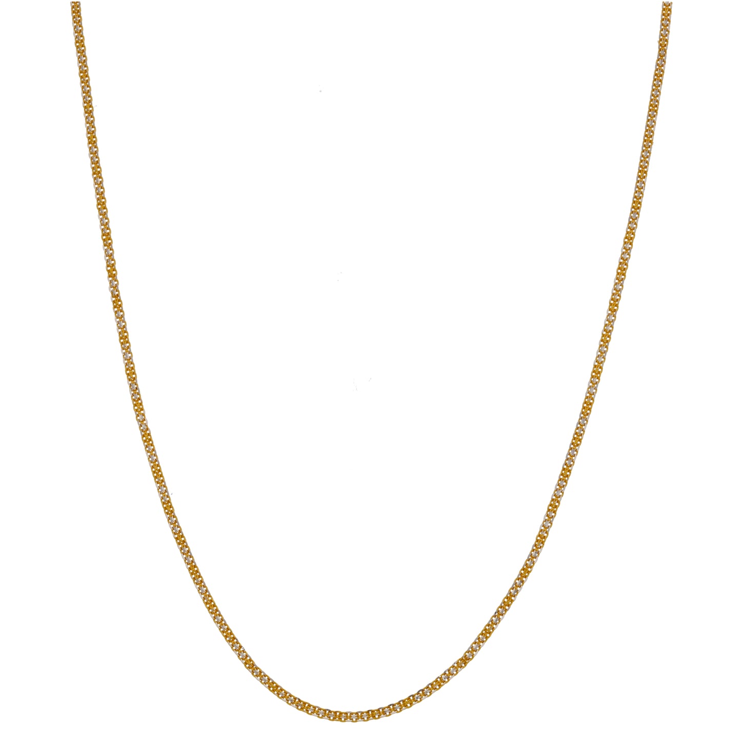 22ct Bicolour Gold Other Chain 16"